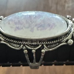 Australian Opal Ring, Sterling Silver Ring, Minimalist Ring, Delicate Ring, Bohemian Jewelry For Women, Opal Boho Jewelry, Popular Ring, Cocktail 