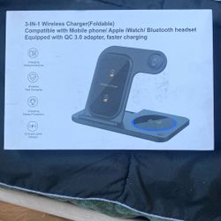 Three In One Wireless Charger Foldable