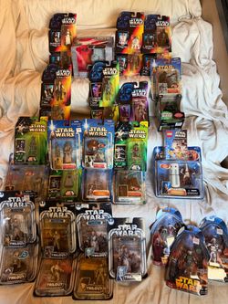 Collection of 34 Star Wars Figurines, Etc.