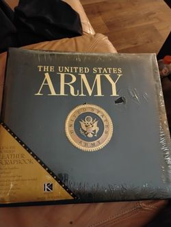 Leather US ARMY Photo Album / Scrapbook $20