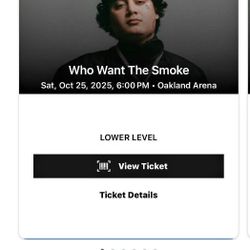 Who Want The Smoke (4 Tickets)