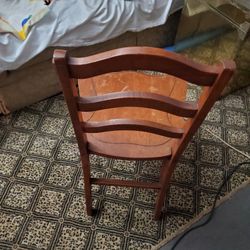 Curved Ladder Back Chair