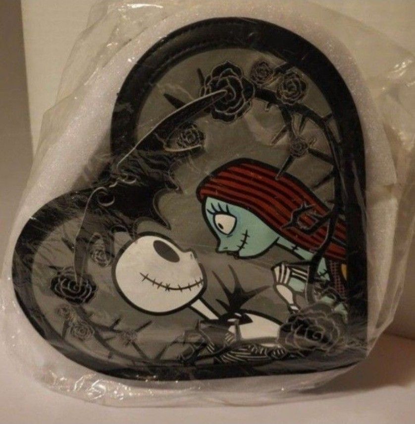Loungefly Nightmare Before Christmas Jack And Sally Backpack & Crossbody Exclusive Nwt
