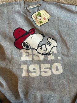 Aeropostale Peanuts Snoopy cowboy sweater new