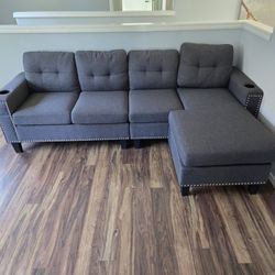 Gray Sectional Sofa
