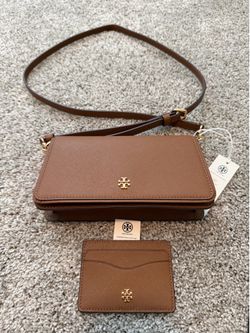 Brand New - Tory Burch Emerson Mini Crossbody & Wallet Moose NWT
