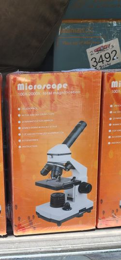 100X-2000X LED Monocular Microscope Bluetooth Camera Working Stage 25x Eyepiece