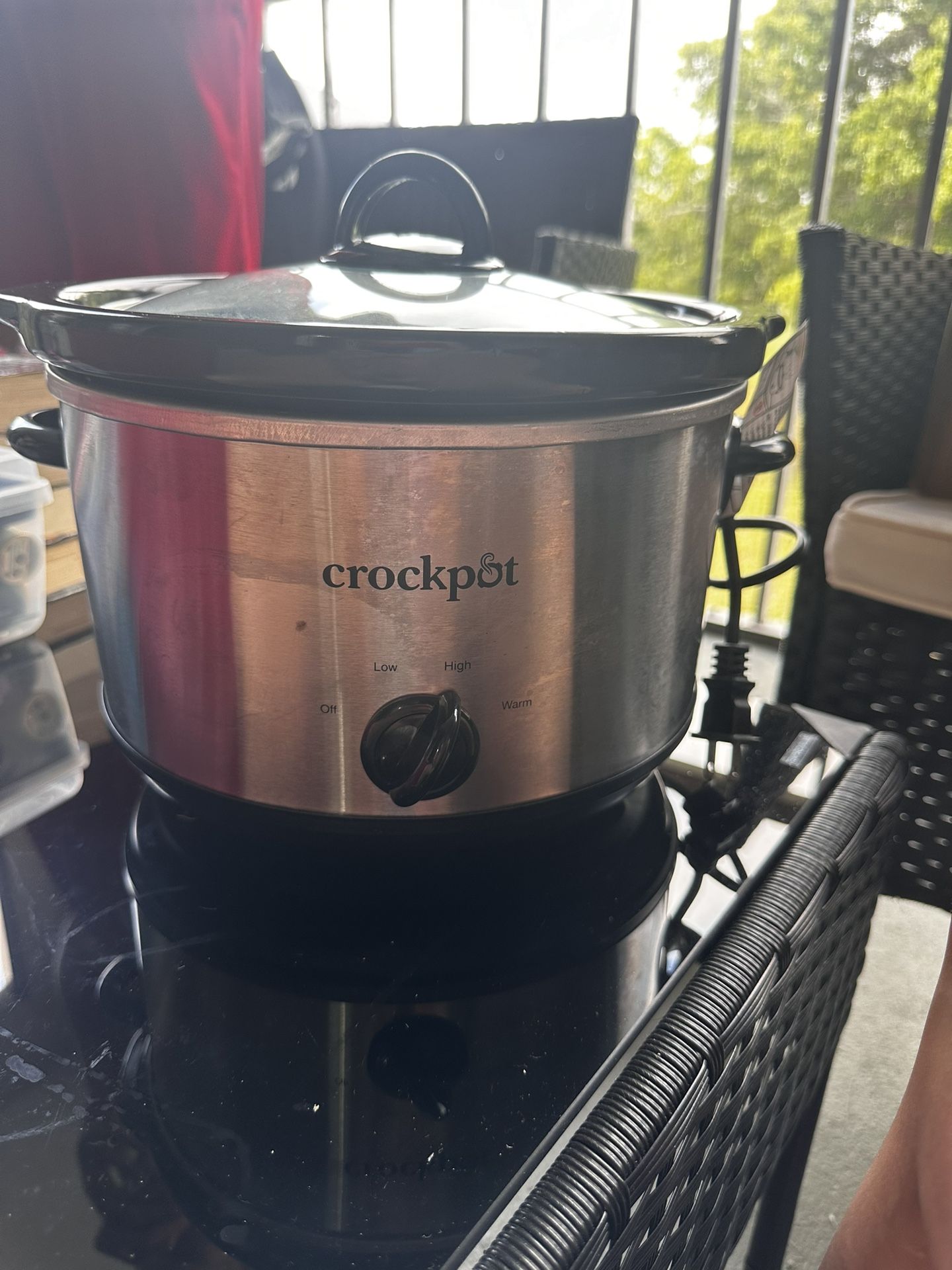 Crock-Pot 4.5qt Slow Cooker Silver
