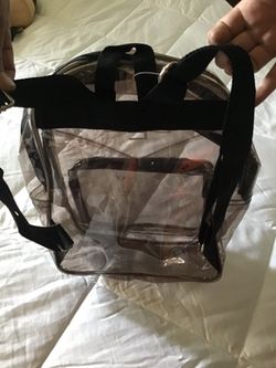 Transperant backpack