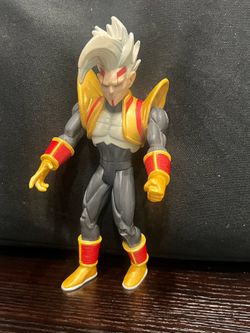DRAGON BALL Z SUPER INLEASHED FURY BABY VEGETABLE 7 1/4 INCH ACTION FIGURE - RARE 2004 JAKKS