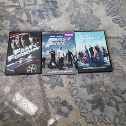 Fast and furious 1, 5 and 6