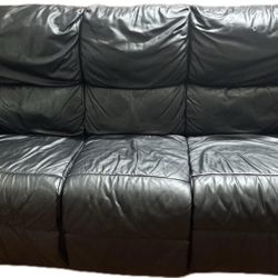 nicoletti sofa leather black