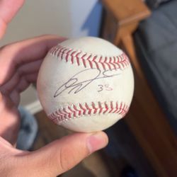Yency Almonte Dodgers Signed Ball