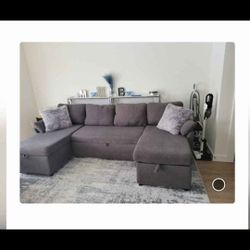 Gray Sectional Sofa Sleeper 
