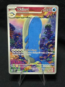 Wailord 162/159 Pokémon Card JTG Secret Rare