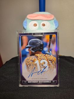 Anthony Gutierrez Authentic Signature Baseball Card /5