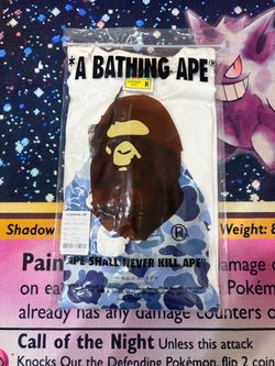 White and Blue Bape shirt
