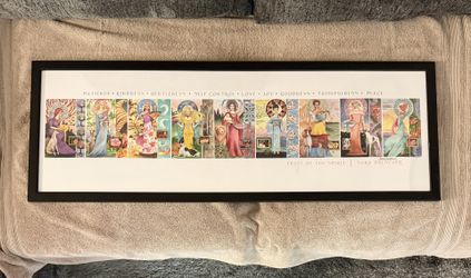 Sara Drescher “Fruit Of The Spirit” 2007 Hand Signed Rare Horizontal Print