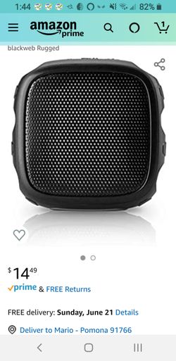 BRAND NEW BLACKWEB RUGGED BLUETOOTH SPEAKER