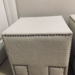 Sturdy Fabric Covered Seat. 