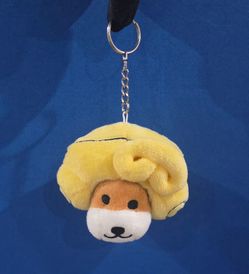 San-X Afro Ken Plushie Keychain
