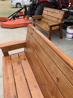 Handcrafted Rustic Bench