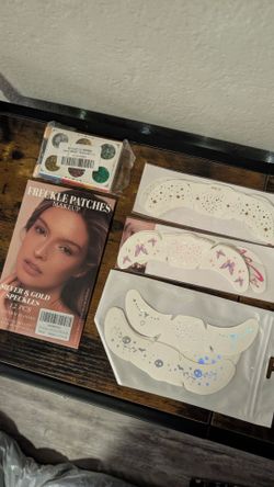 Temporary Tattoo Freckles and glitter
