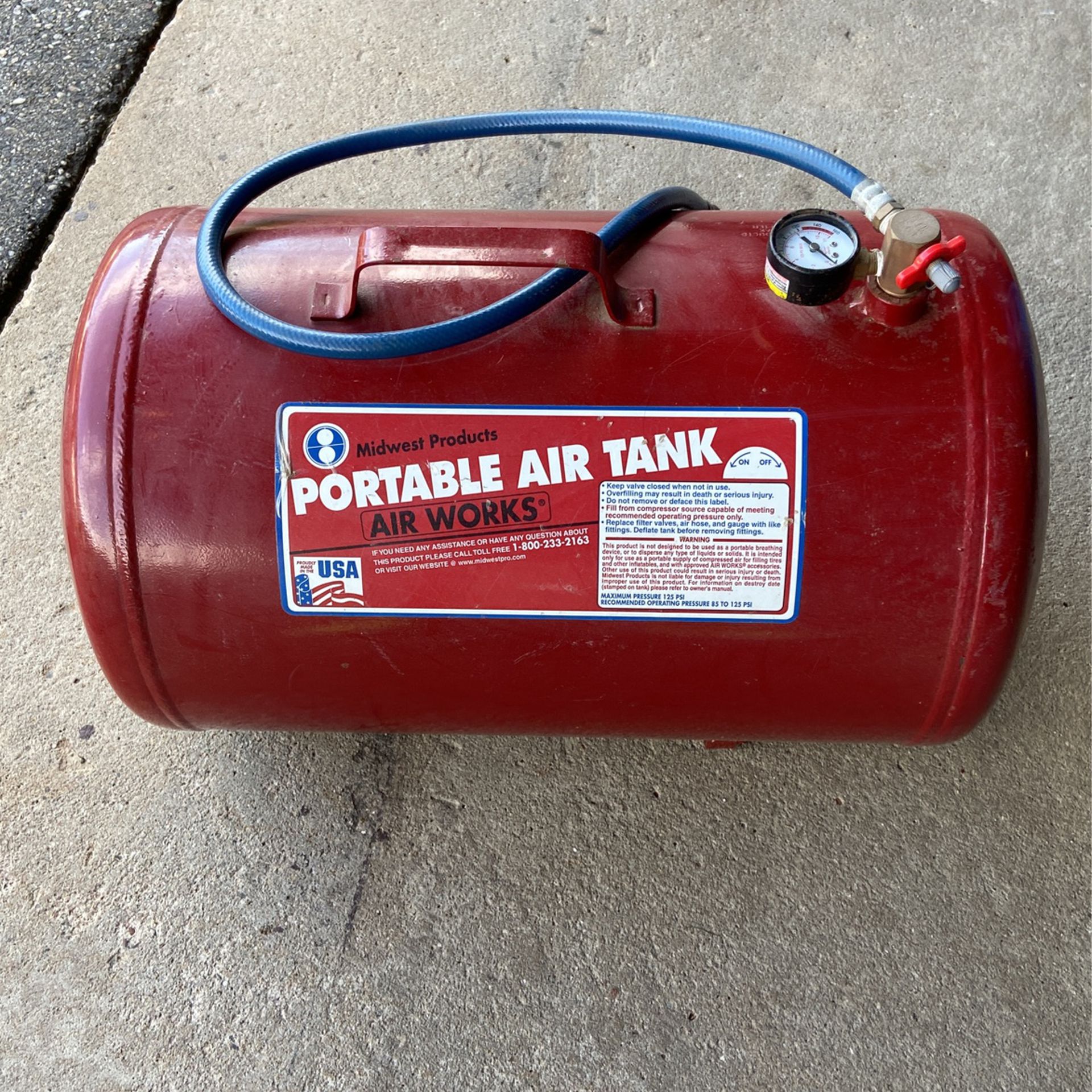 Portable Air Tank Midwest Products