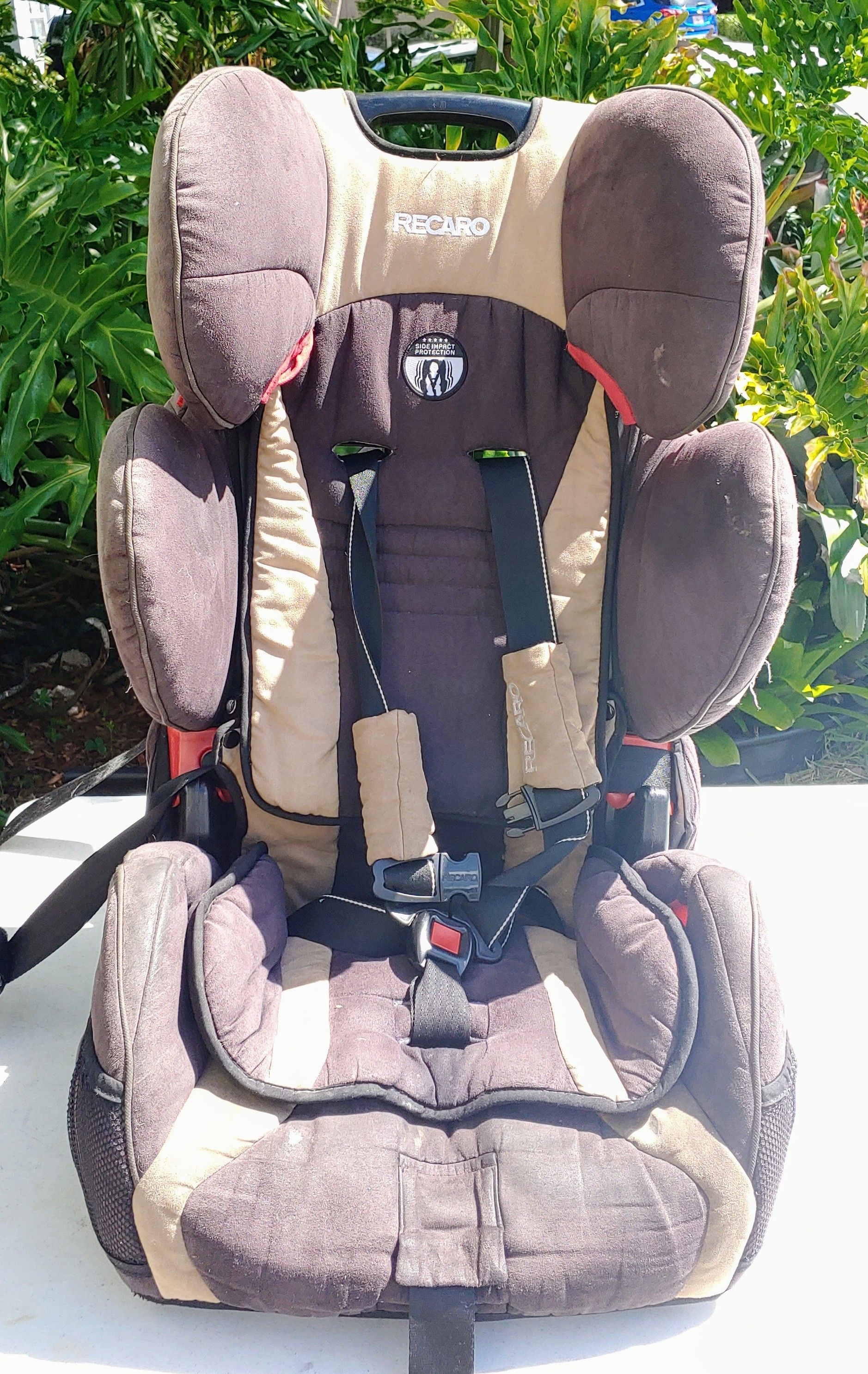 Recaro Baby Car Seat Baby facing forward.