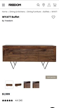 Australian Solid Wood Entertainment Center/buffet