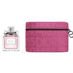 Miss Dior Pink Makeup Pouch Zipper Case 2025 & Miss Dior Blooming Bouquet 5ml