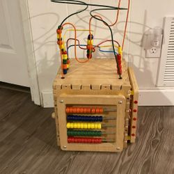 Toddler activity cube