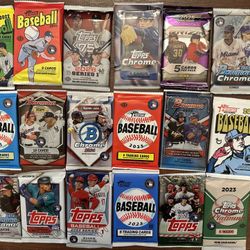 10 Factory Sealed Baseball Card Packs Mystery Box Chance for Hits Auto Rookie 