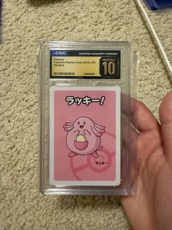 Chansey Japanese Old Maid Playing Card CGC Pristine 10
