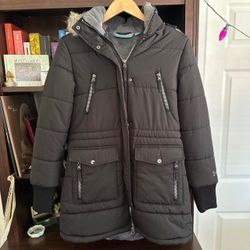 Free Country Women's  Insulated  Long Puffer  Jacket Size Petite Small