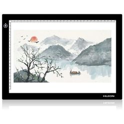 L4S Light Box - 17.72 Inches USB ADJUSTABLE Illumination Light Panel only 5mm Thin Light Table with 5 A4 Tracing Papers and 1 Non-woven Bag L14.1