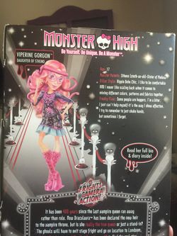 Monster High Frights, Camera, Action! Viperine Gorgon Doll