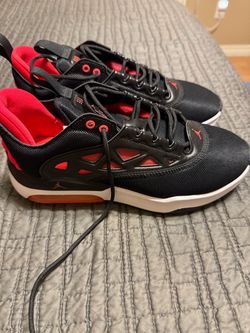 Jordan Black and Red Sneakers