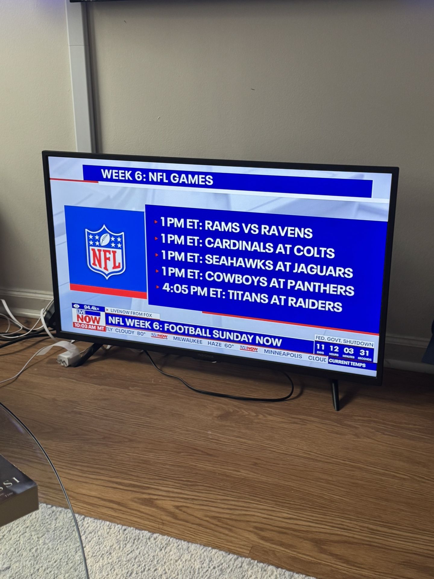 40” Insignia LED TV