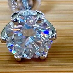 3.0 certified diamond earrings 