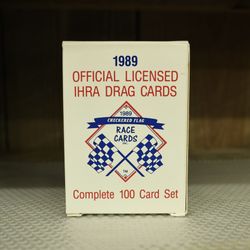 1989 Official IHRA Drag Cards Complete Set