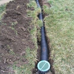 French Drains Before The Hurricanes