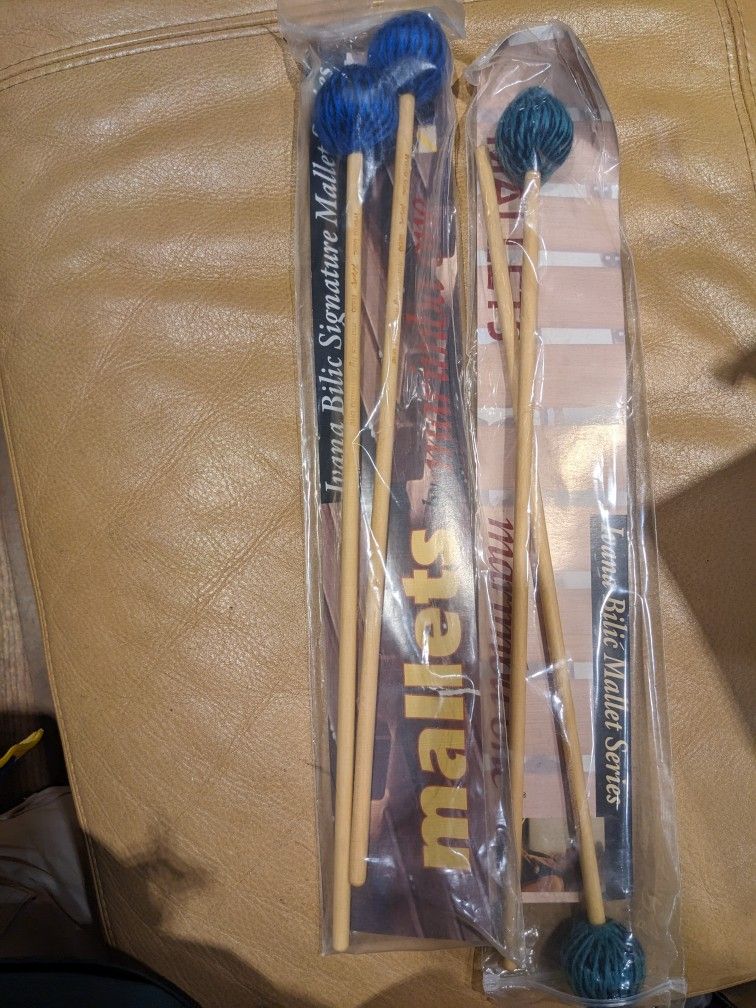 2 Sets Of Marimba Mallets New In OG Packaging