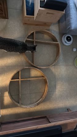 S/2 Wooden Shelves