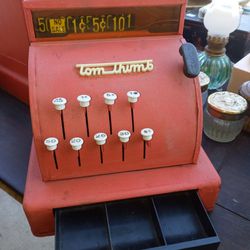 Vintage Tom thumb toy Cash register