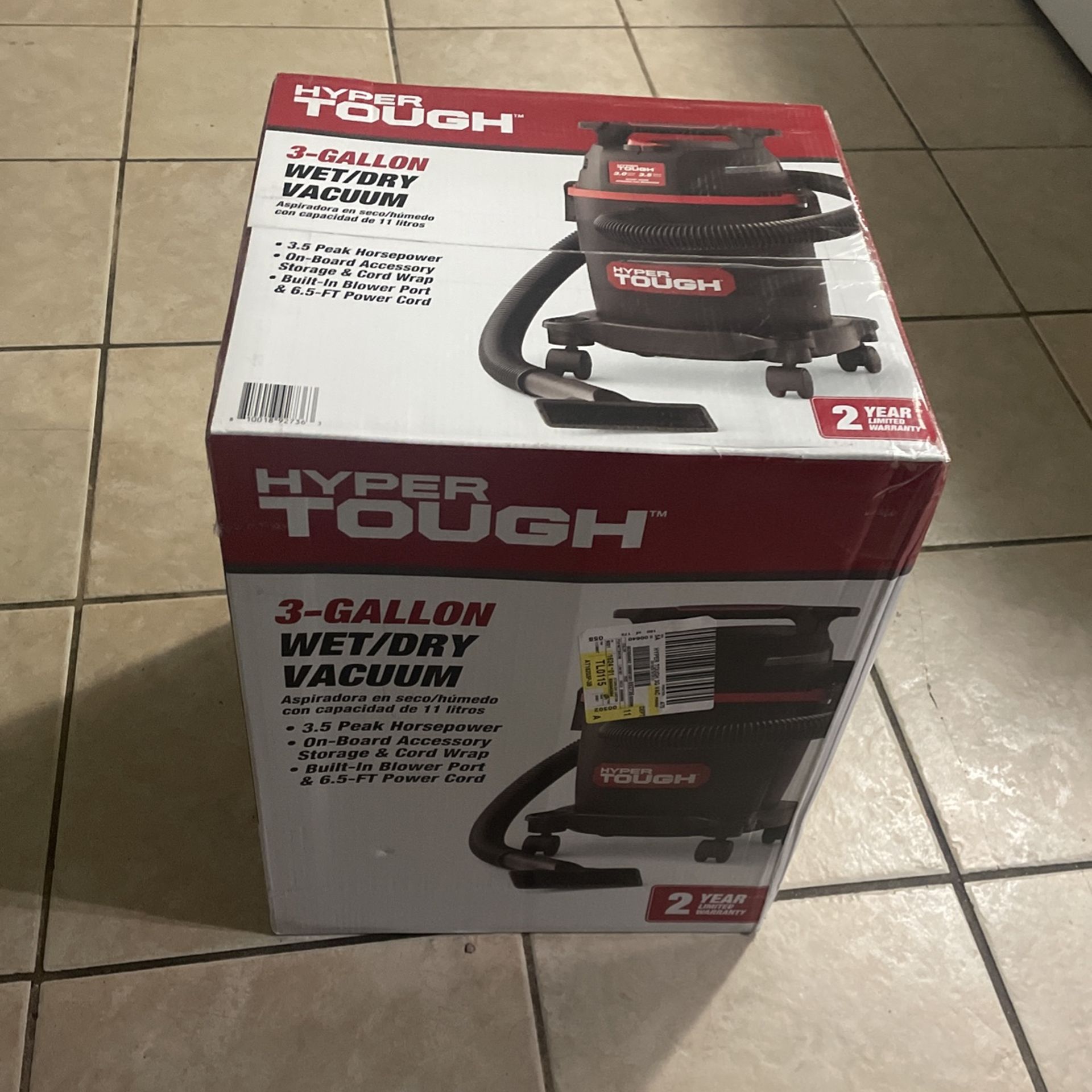 Hyper Tough 3 Gallon Wet Dry Vacuum for Sale in Bakersfield, CA OfferUp