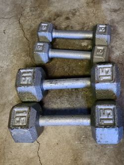 Dumpplle Set Of 15lb & 5lb take it both for $35