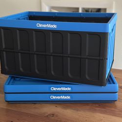 Clevermade 62L Collapsing Storage Containers s/3