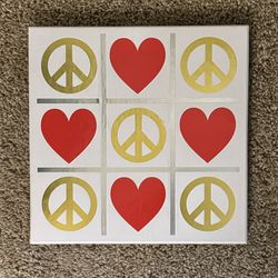 Jonathan Adler Peace & Love & Tic Tac Toe Set