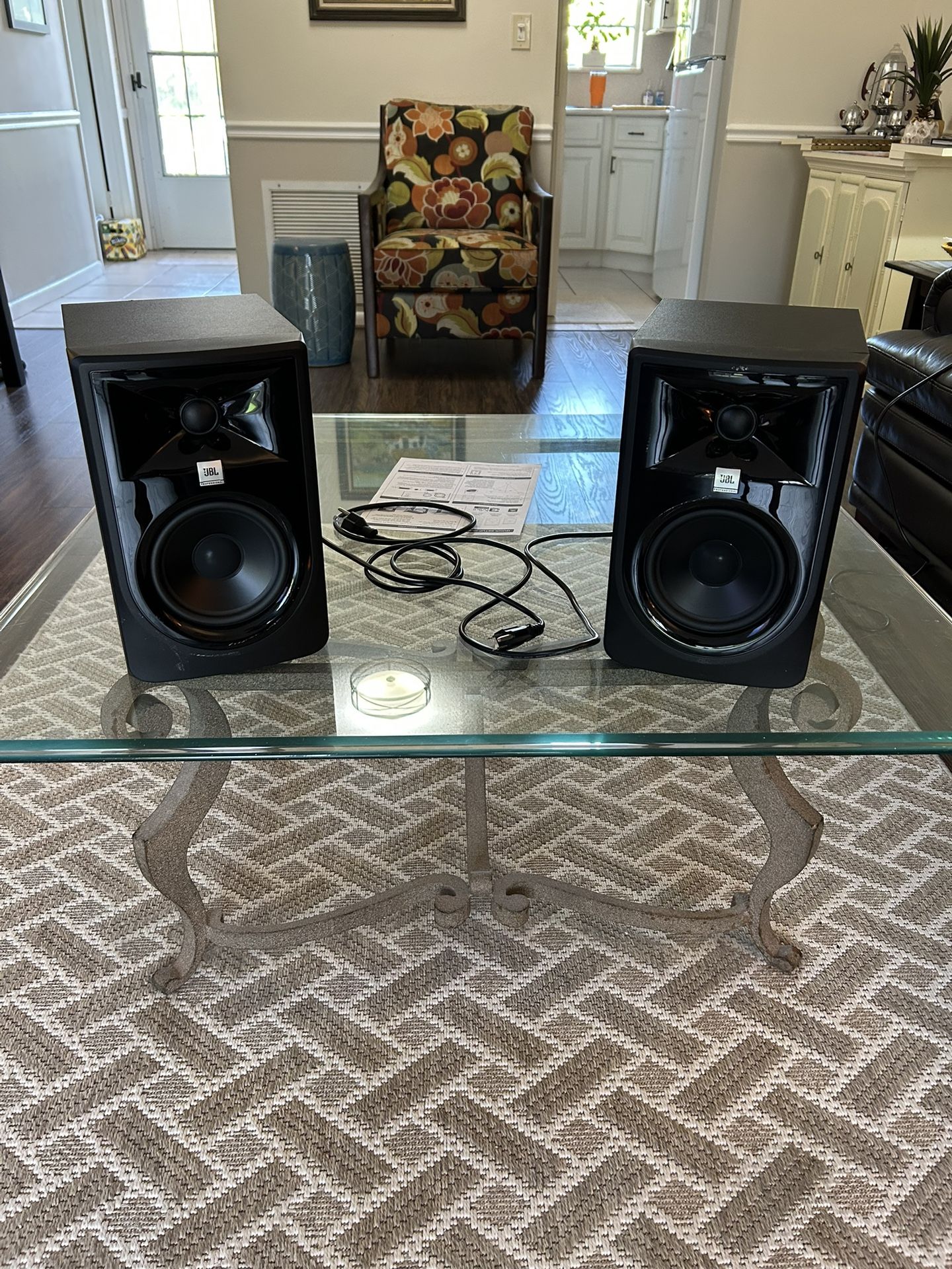 JBL self powered studio monitors